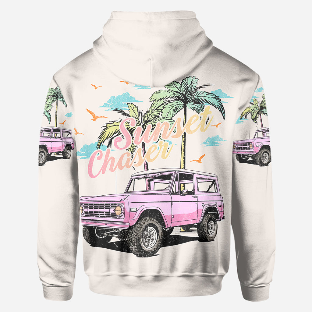 Sunset Chaser - Personalized Car All Over Shirt