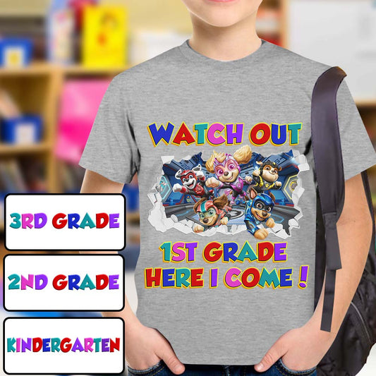 Watch Out Here I Come - Personalized Kid Kid T-Shirt