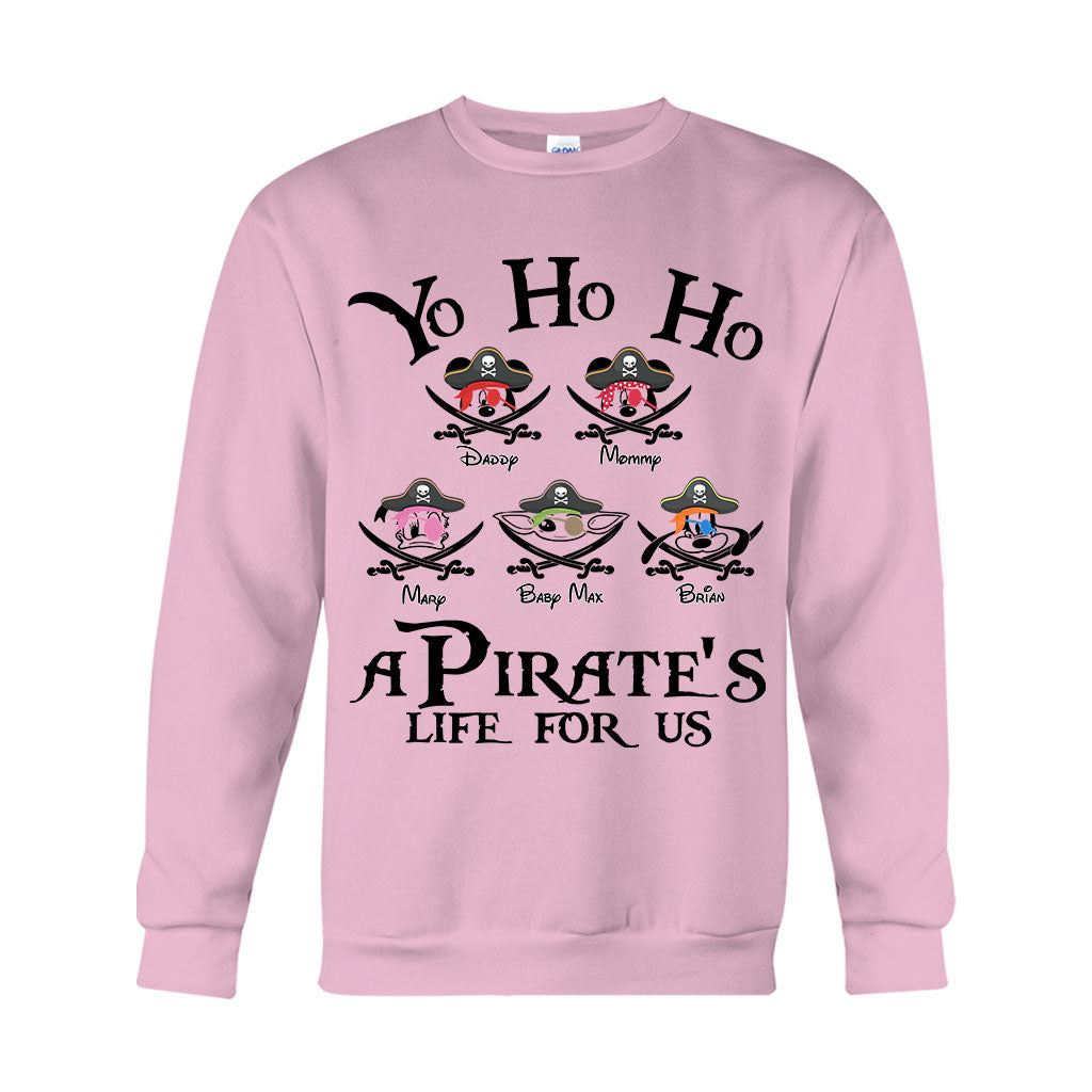Yo Ho Ho Pirates Life For Us Family - Personalized Cruising T-shirt And Hoodie