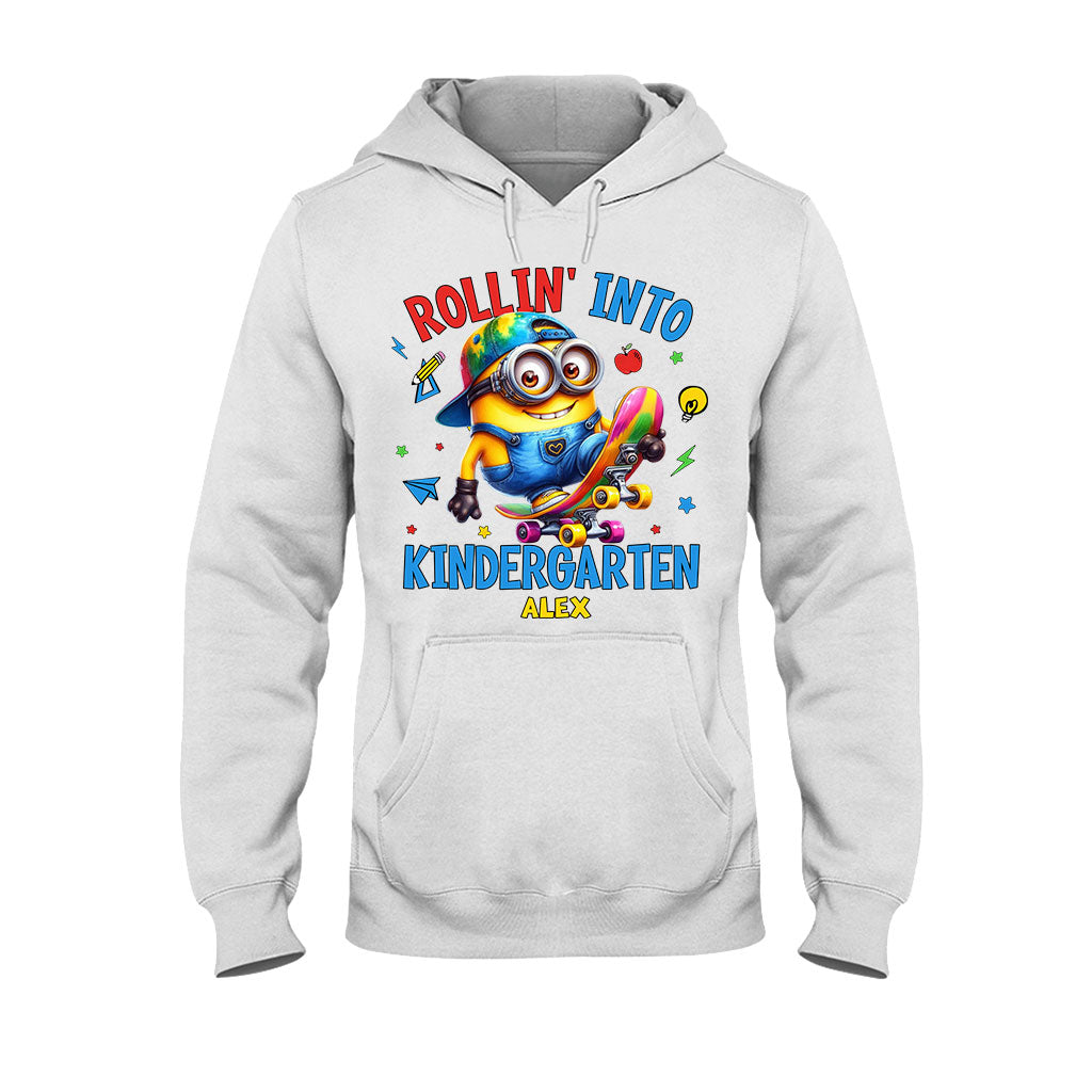 Rollin Into School - Personalized T-shirt And Hoodie