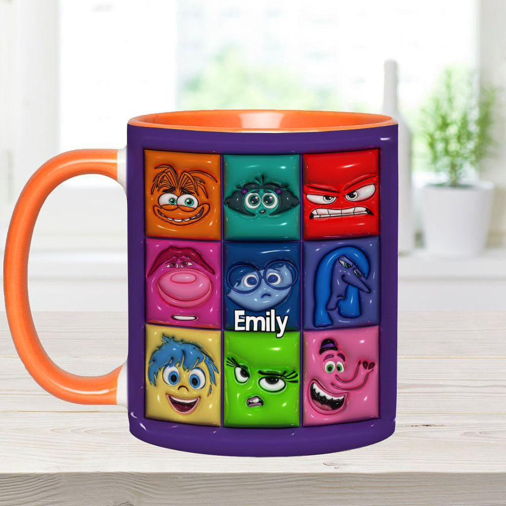 It's Okay To Feel All The Feels - Personalized Accent Mug