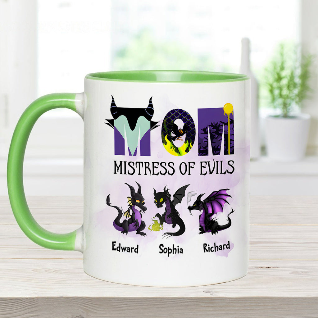 Mistress Of Evils - Personalized Mouse Accent Mug
