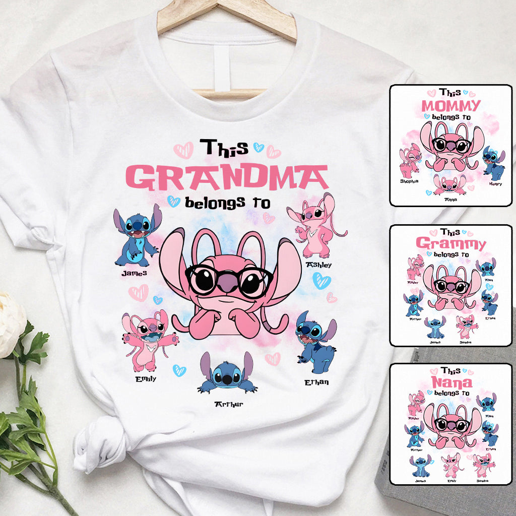 This Grandma Belongs To Custom Any Title - Personalized Mouse T-shirt And Hoodie