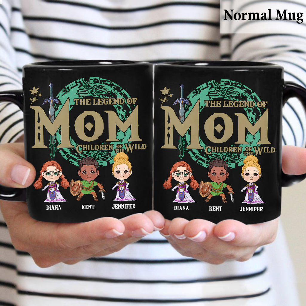The Legend Of Mom Dad - Personalized The Hero's Legend Mug