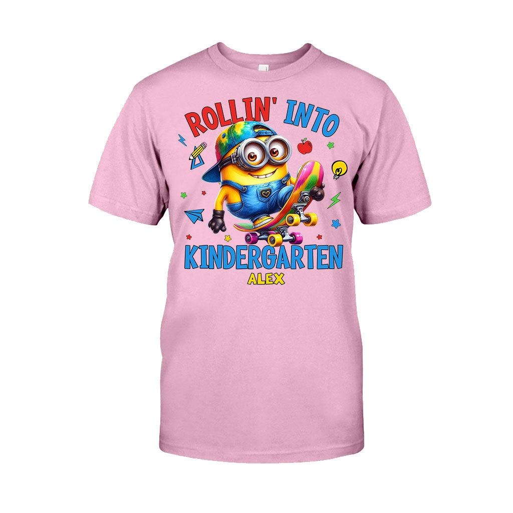 Rollin Into School - Personalized T-shirt And Hoodie