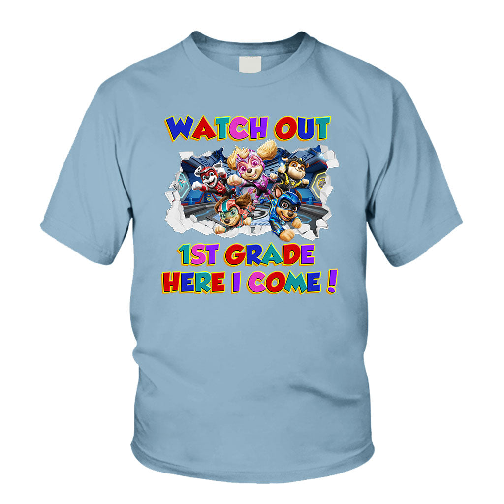 Watch Out Here I Come - Personalized Kid Kid T-Shirt