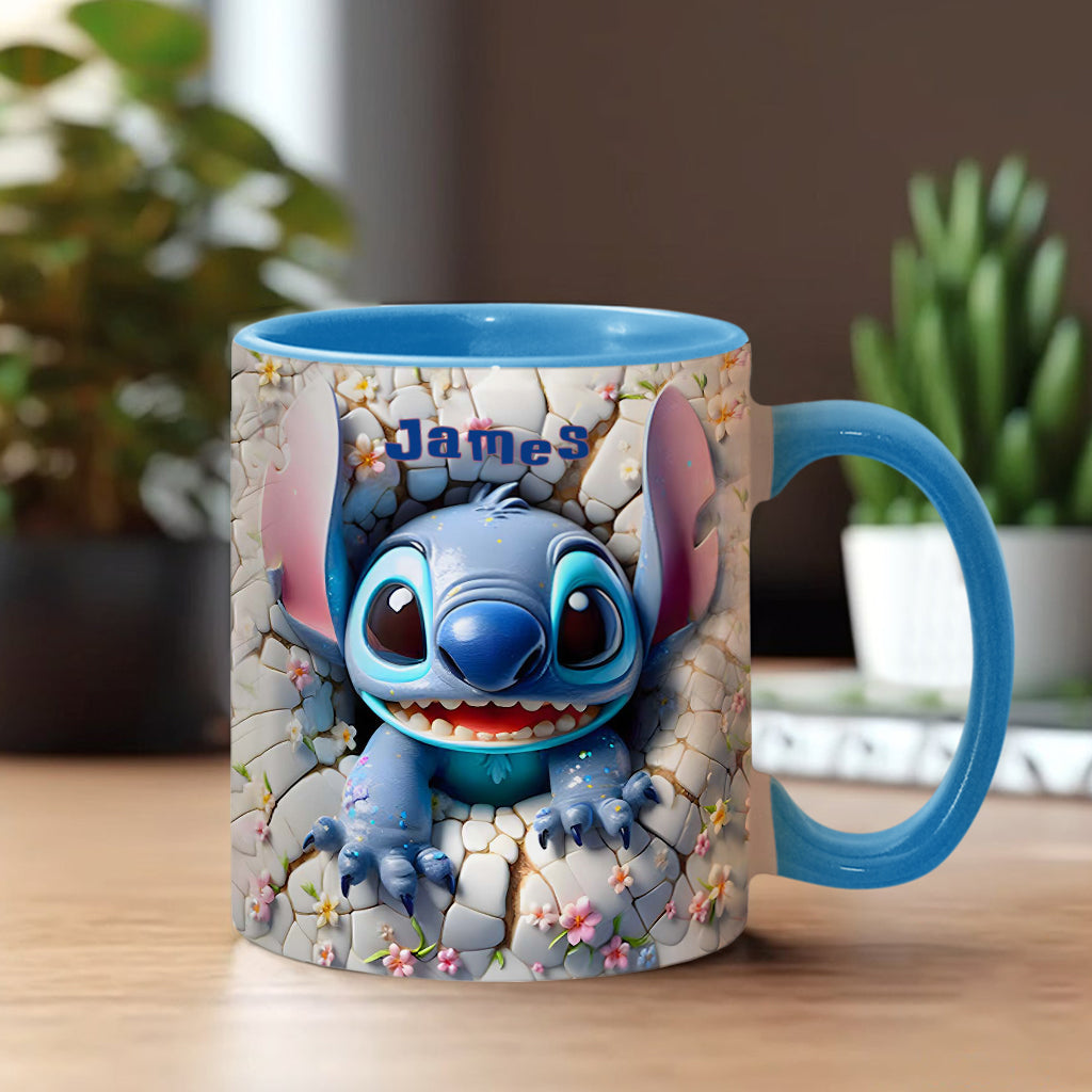 Merry Stitchmas - Personalized Ohana Accent Mug