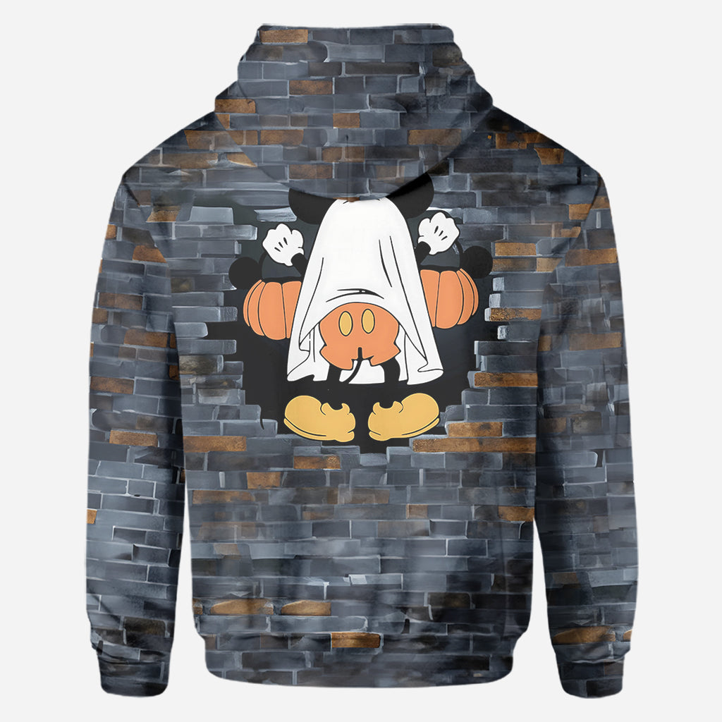 Funny Ghost Mouse - Personalized Mouse All Over Shirt