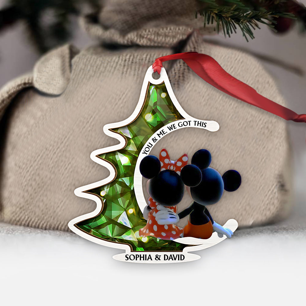 You & Me We Got This - Personalized Mouse Ornament