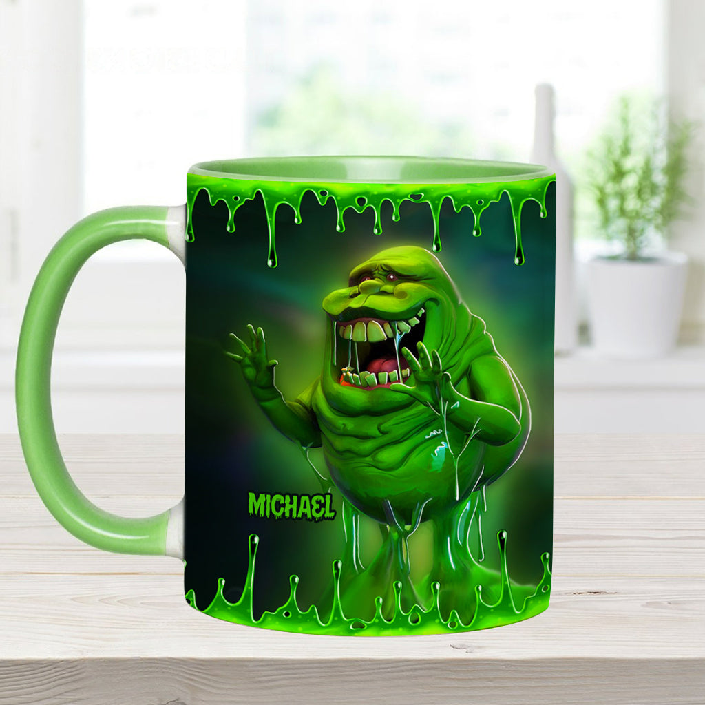 Green Ghost - Personalized Accent Mug