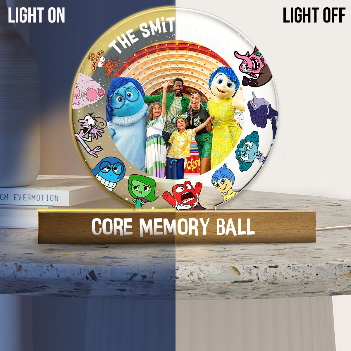 Core Memory Ball - Personalized Shaped Led Night Light