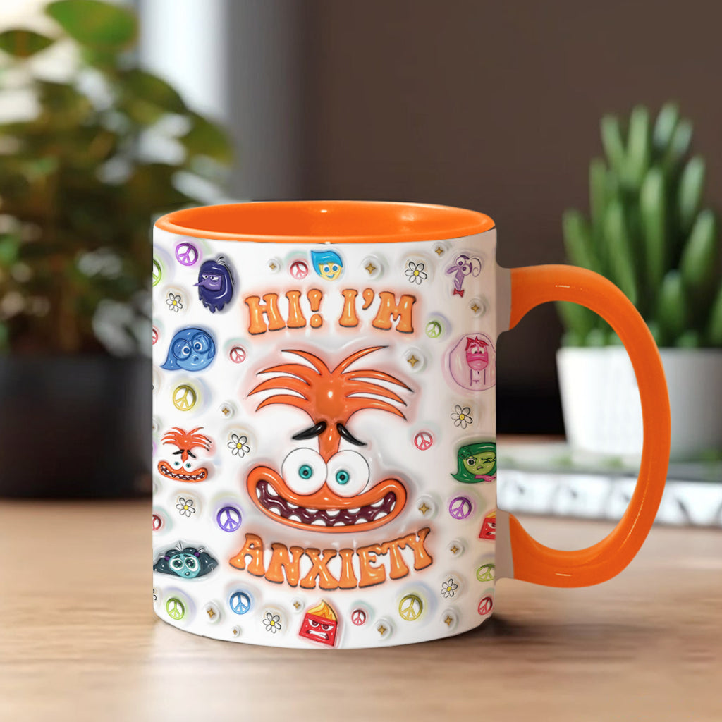 Hi! We Are Emotions - Personalized Accent Mug