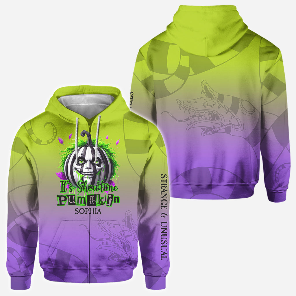 It's Show Time Pumpkin - Personalized All Over Shirt