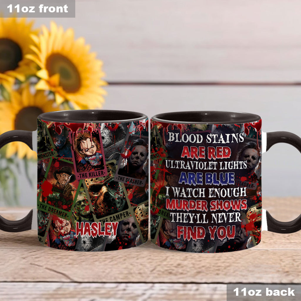 True Crime Mug - Personalized Accent Mug