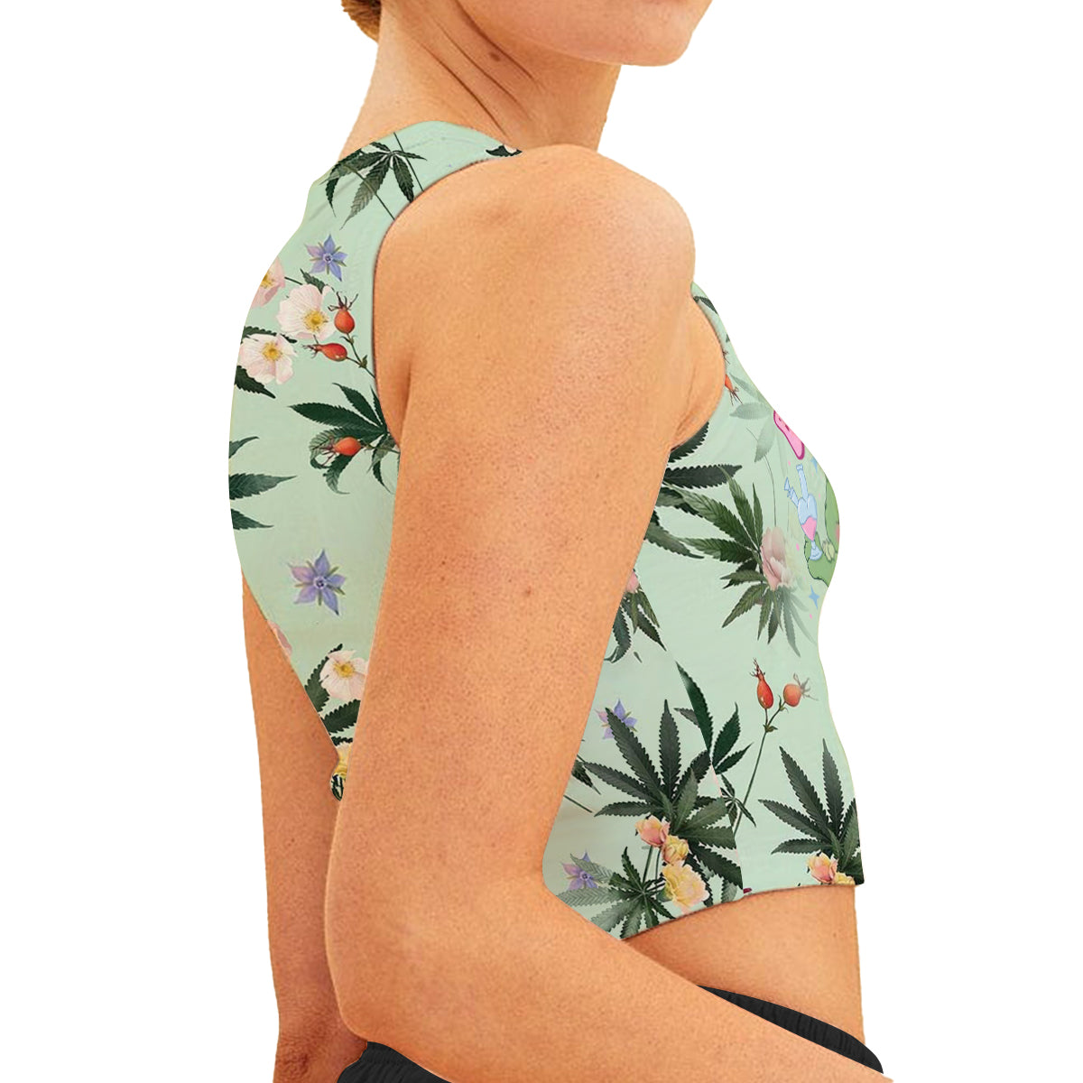 Best Buds Forever - Personalized Bestie Crop Tank Top