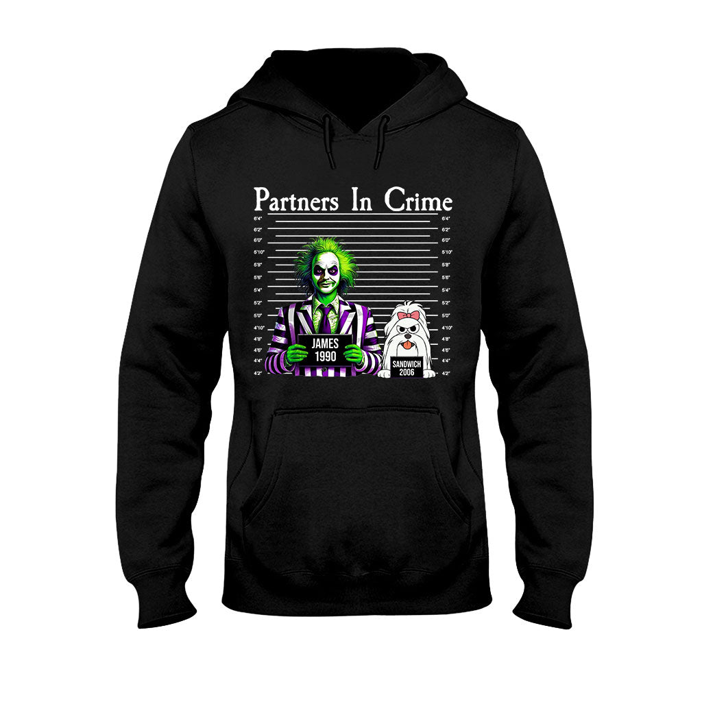 Partners In Crime Mugshot - Personalized T-shirt And Hoodie