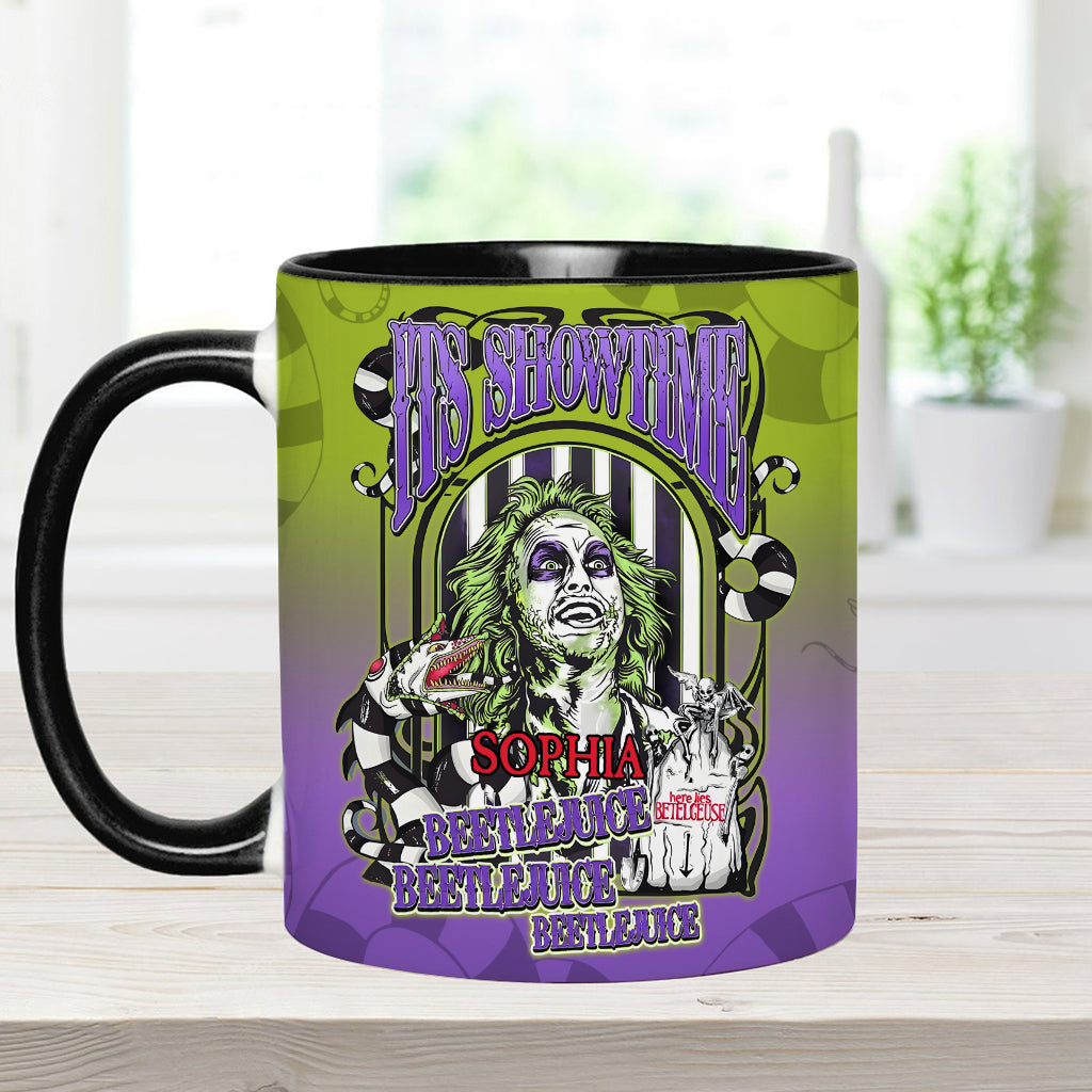 Never Trust The Living - Personalized Accent Mug