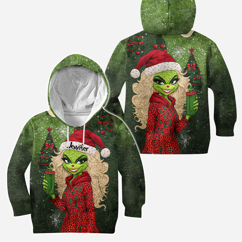 Beautiful Green Lady - Personalized Stole Christmas Hoodie and Leggings