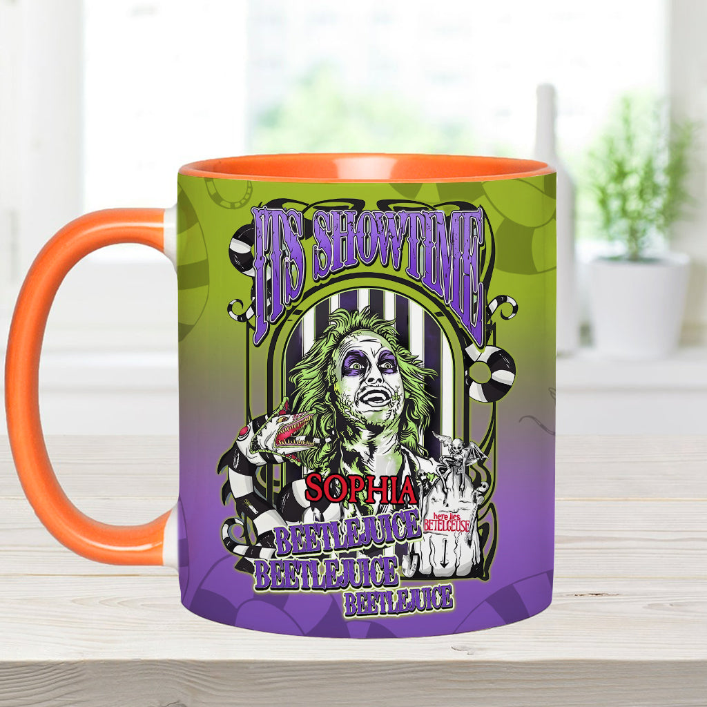 Never Trust The Living - Personalized Accent Mug