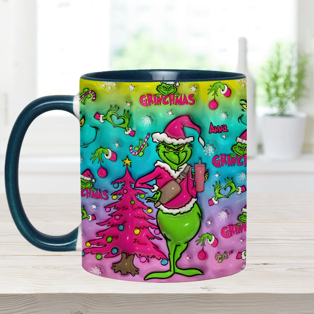 Holo Christmas - Personalized Stole Christmas Accent Mug