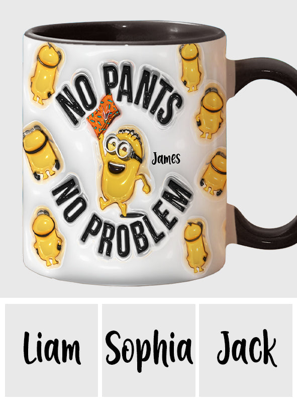 No Pants No Problem - Personalized Accent Mug