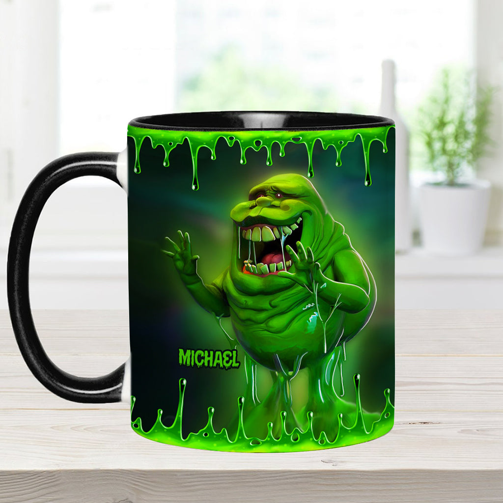 Green Ghost - Personalized Accent Mug