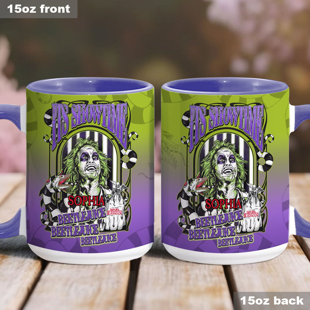 Never Trust The Living - Personalized Accent Mug