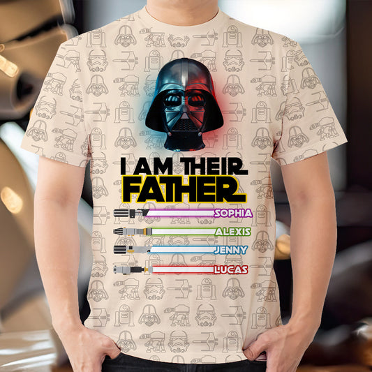 I'm Their Father - Personalized Father All Over Shirt