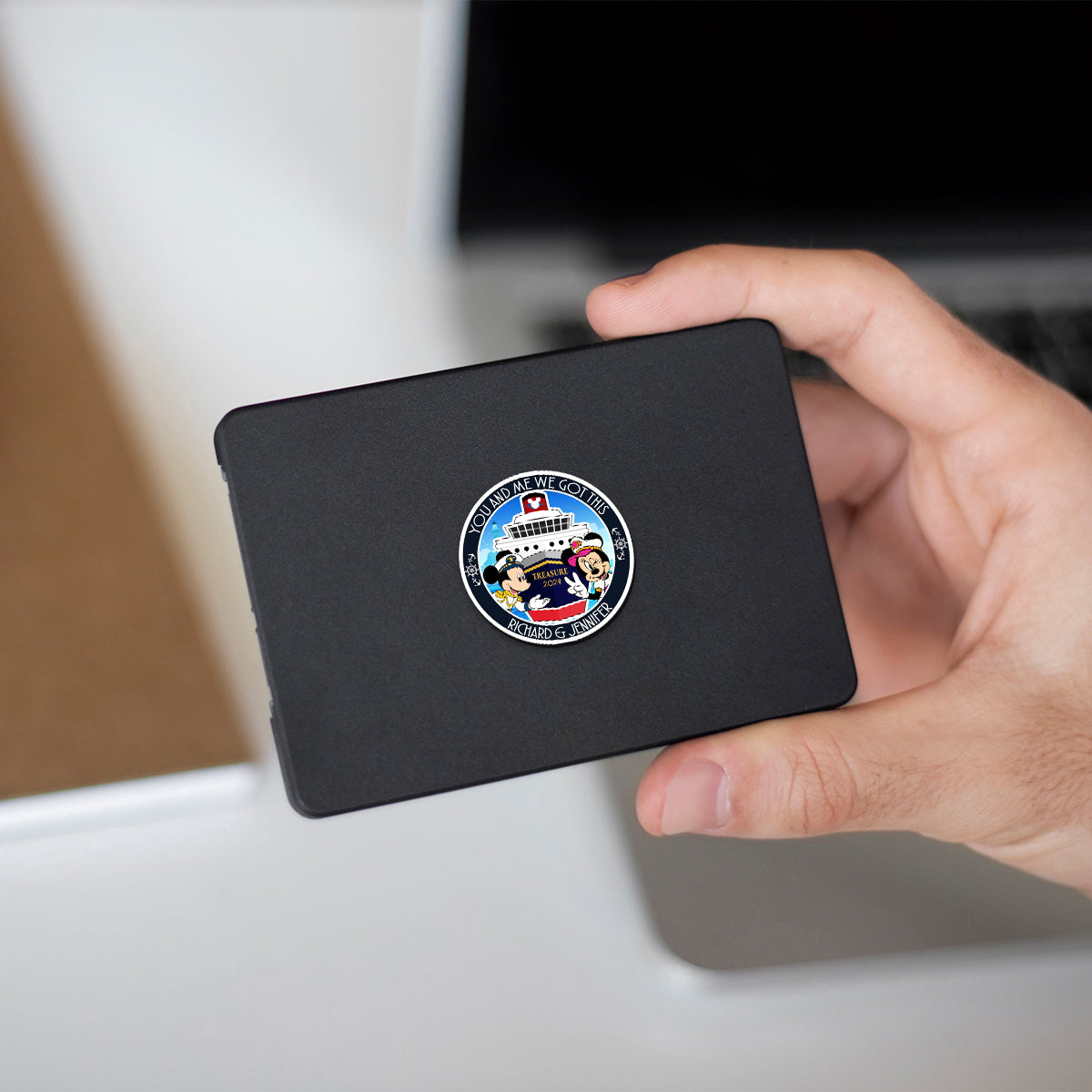 You And Me We Got This - Personalized Mouse Magnet