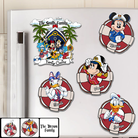 Family Cruise - Personalized Cruising Magnet