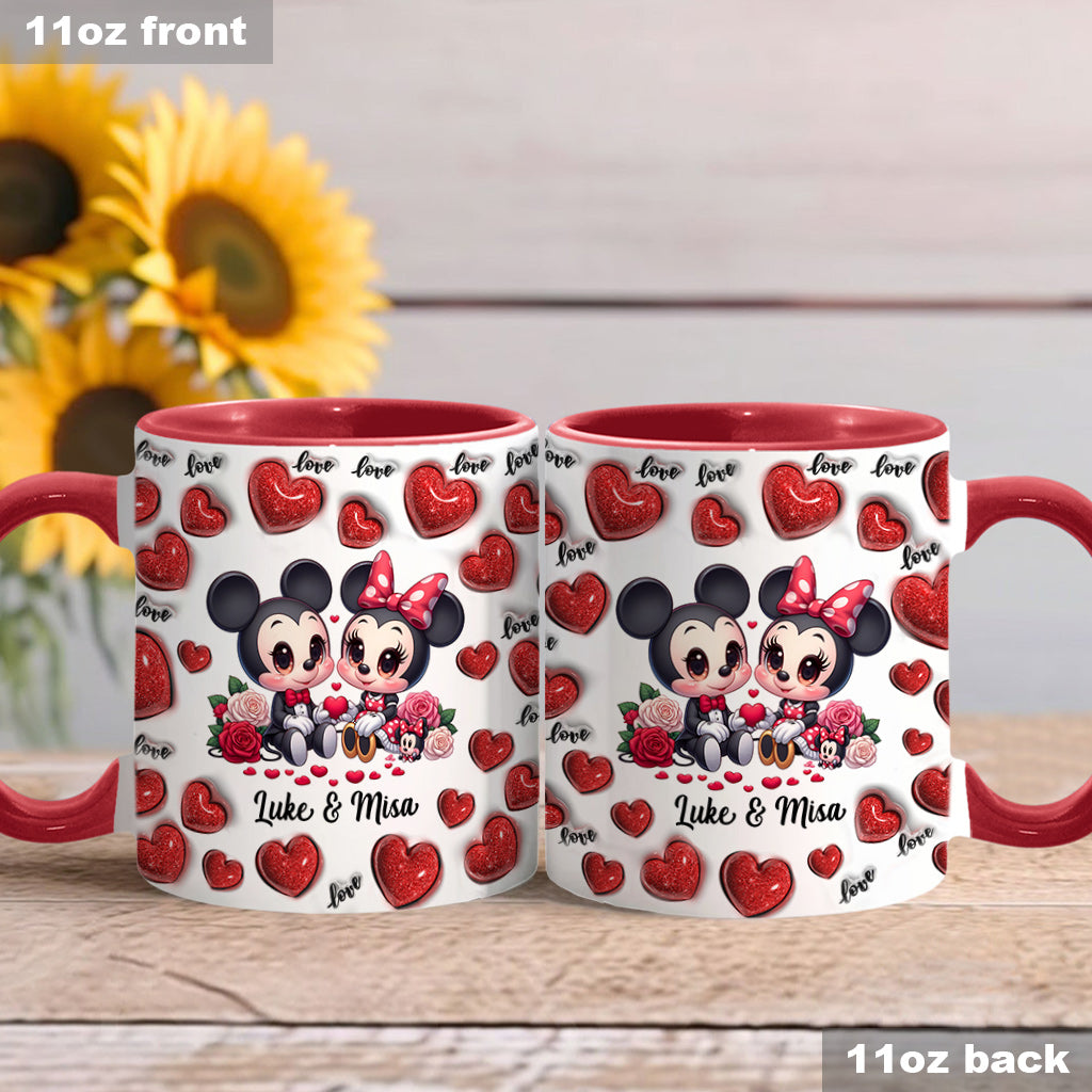Couple Old School Chola - Personalized Mouse Accent Mug