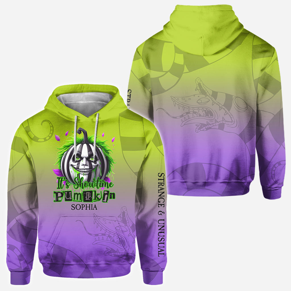 It's Show Time Pumpkin - Personalized All Over Shirt