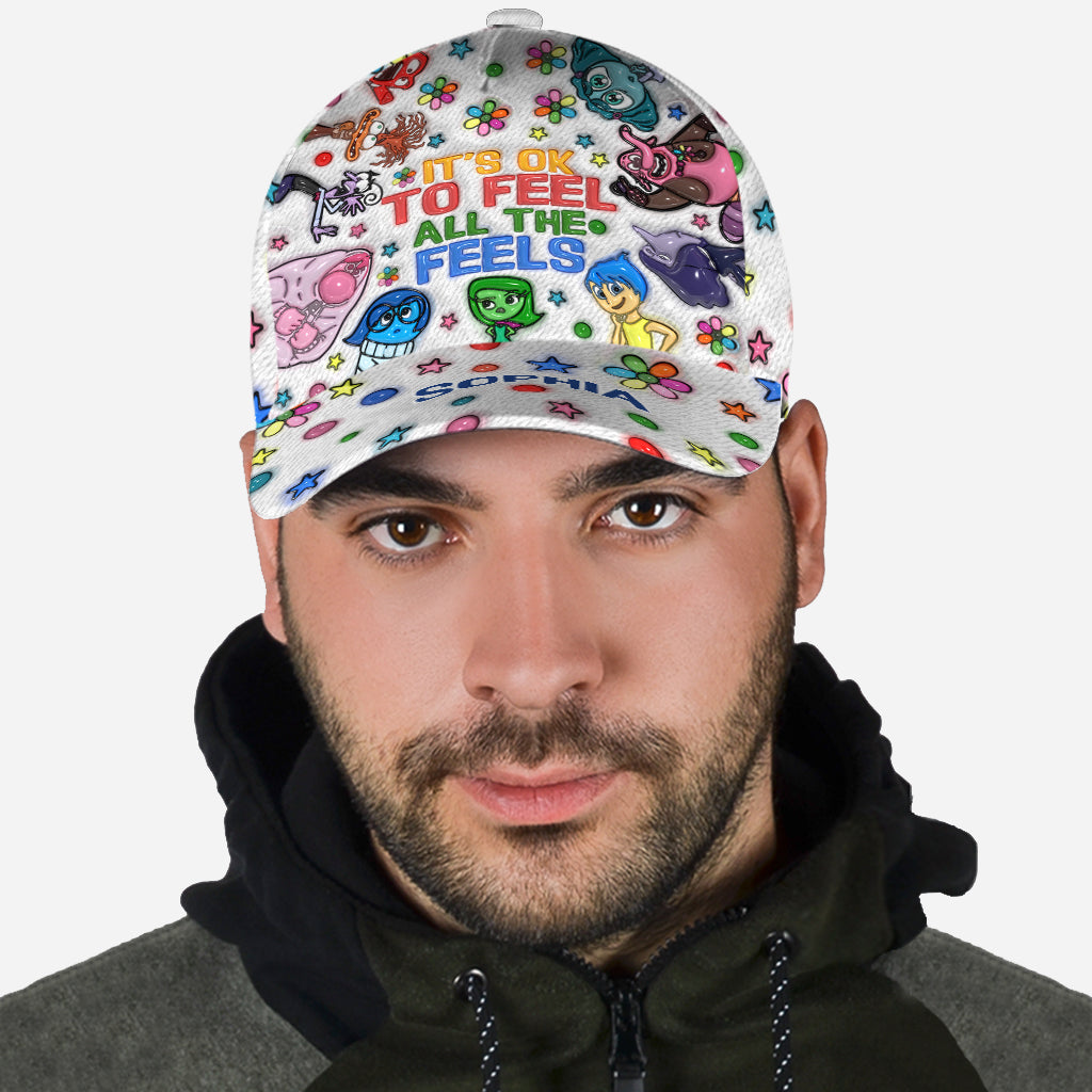 It's Ok To Feel All The Feels - Personalized Classic Cap