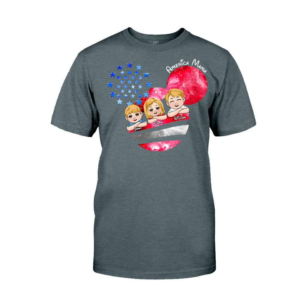 Magical America Mama - Personalized Mother T-shirt And Hoodie