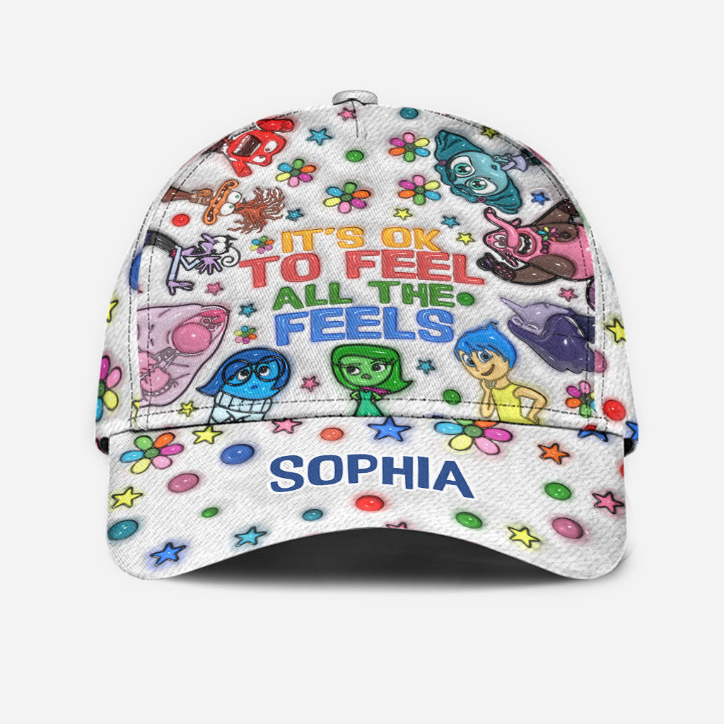 It's Ok To Feel All The Feels - Personalized Classic Cap