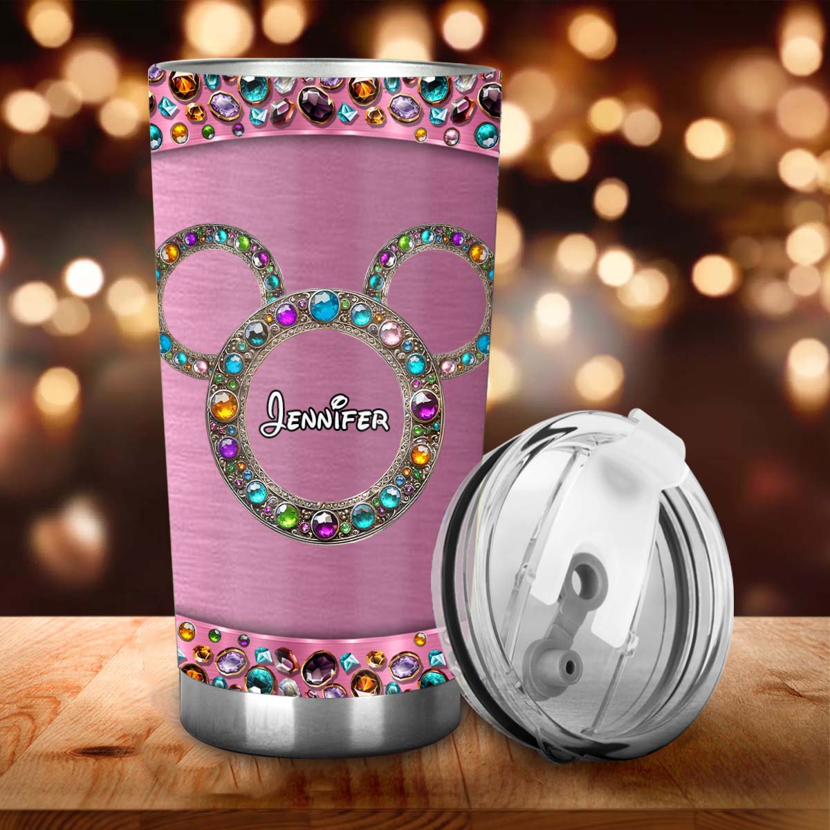 Magic Pink - Personalized Mouse Tumbler