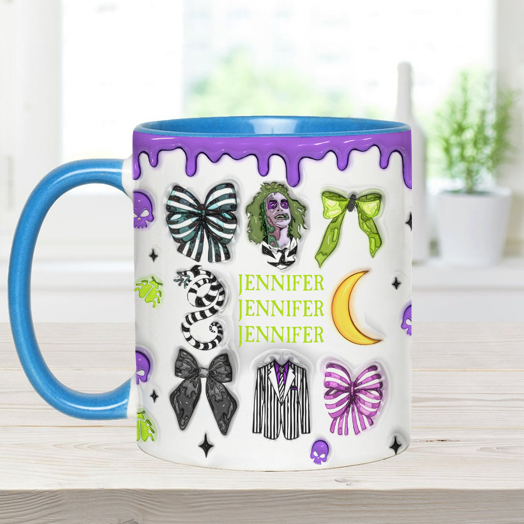 Never Trust The Living - Personalized Accent Mug