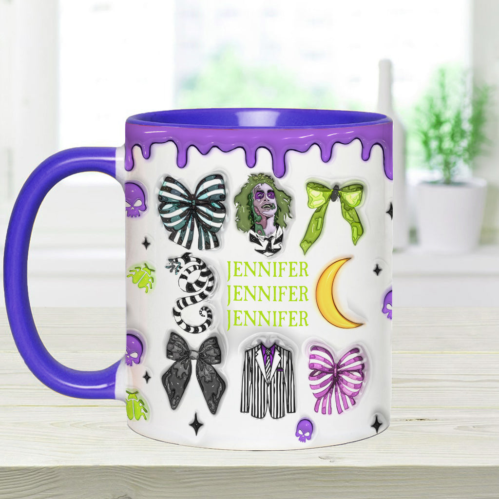 Never Trust The Living - Personalized Accent Mug