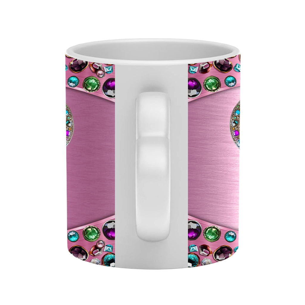 Magic Pink - Personalized Mouse Heart Handle Mug
