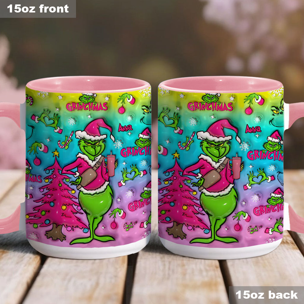 Holo Christmas - Personalized Stole Christmas Accent Mug