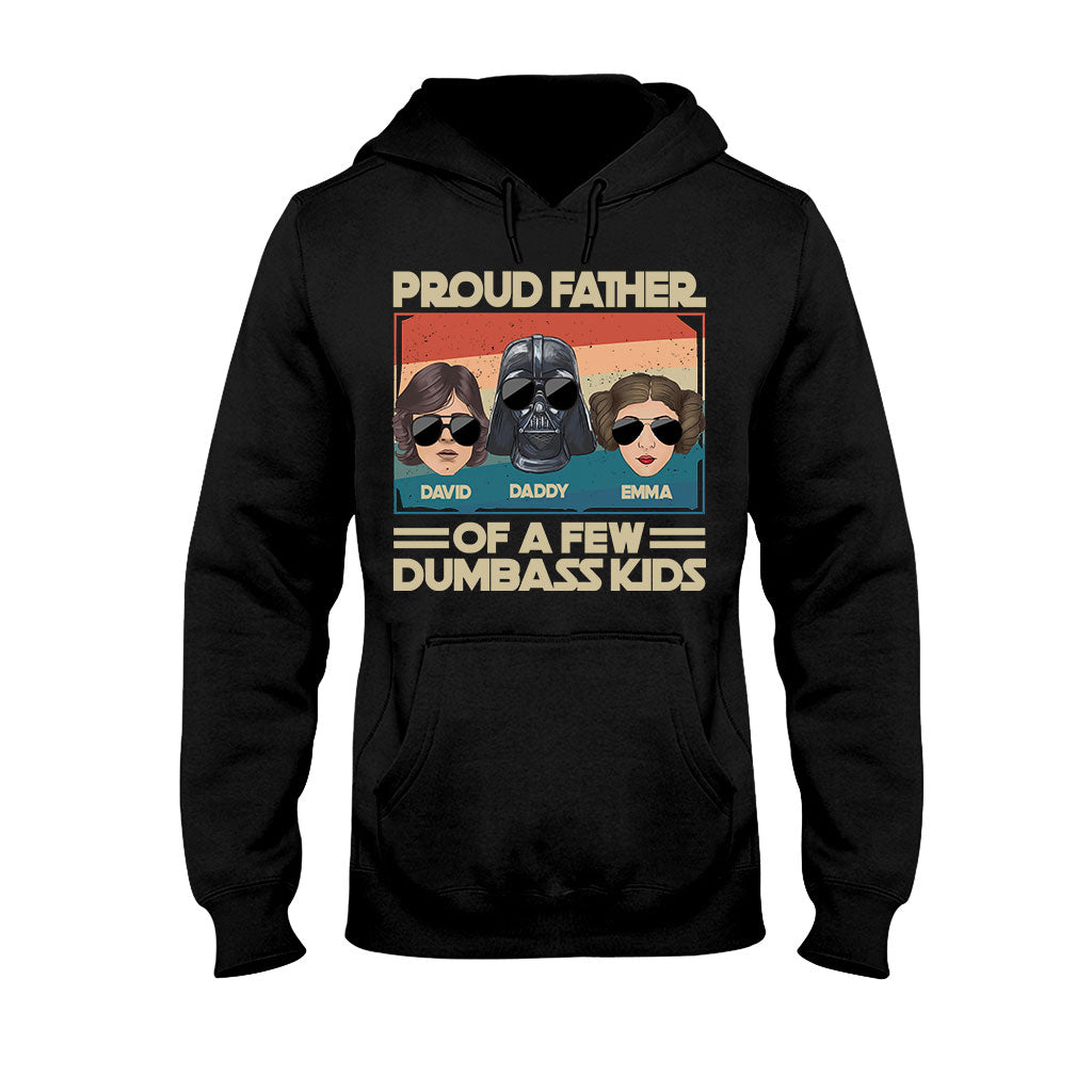 Proud Father Of A Few Kids - Personalized The Force T-shirt And Hoodie