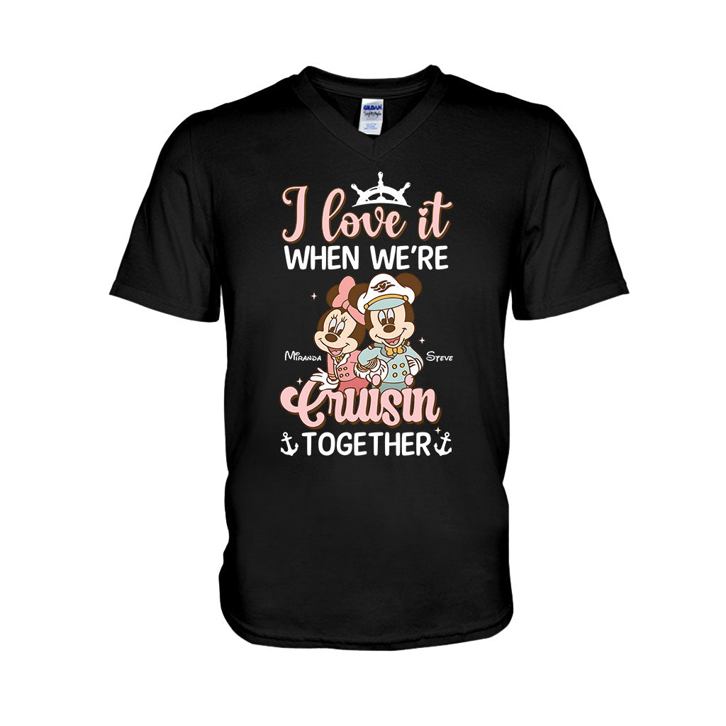 Love It When We're Cruisin Together - Personalized Cruising T-shirt And Hoodie