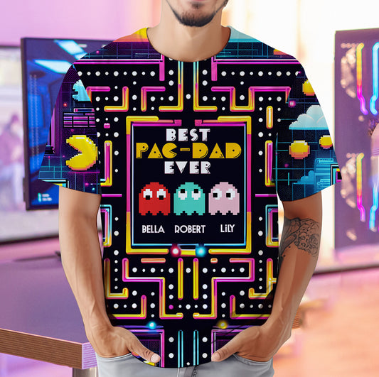 Best Dad Ever - Personalized Father All Over Shirt