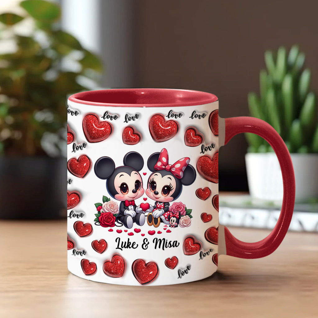 Couple Old School Chola - Personalized Mouse Accent Mug