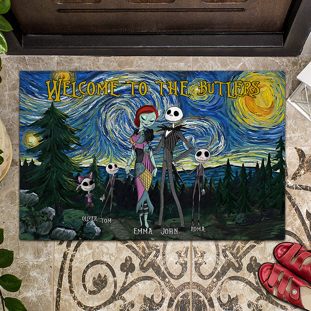 Welcome To The Nightmares - Personalized Nightmare Doormat