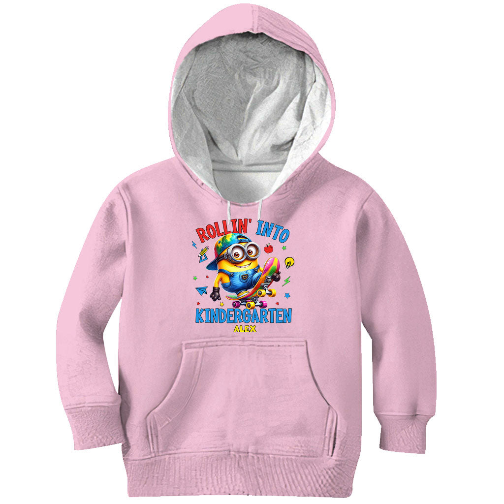 Rollin Into School - Personalized T-shirt And Hoodie