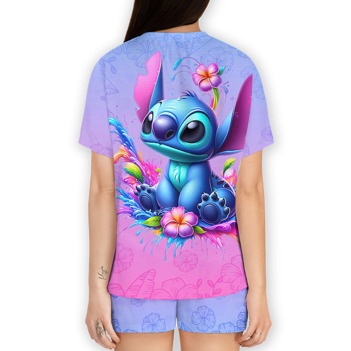 Ohana Means Family - Personalized Ohana All Over Shirt & Women Shorts