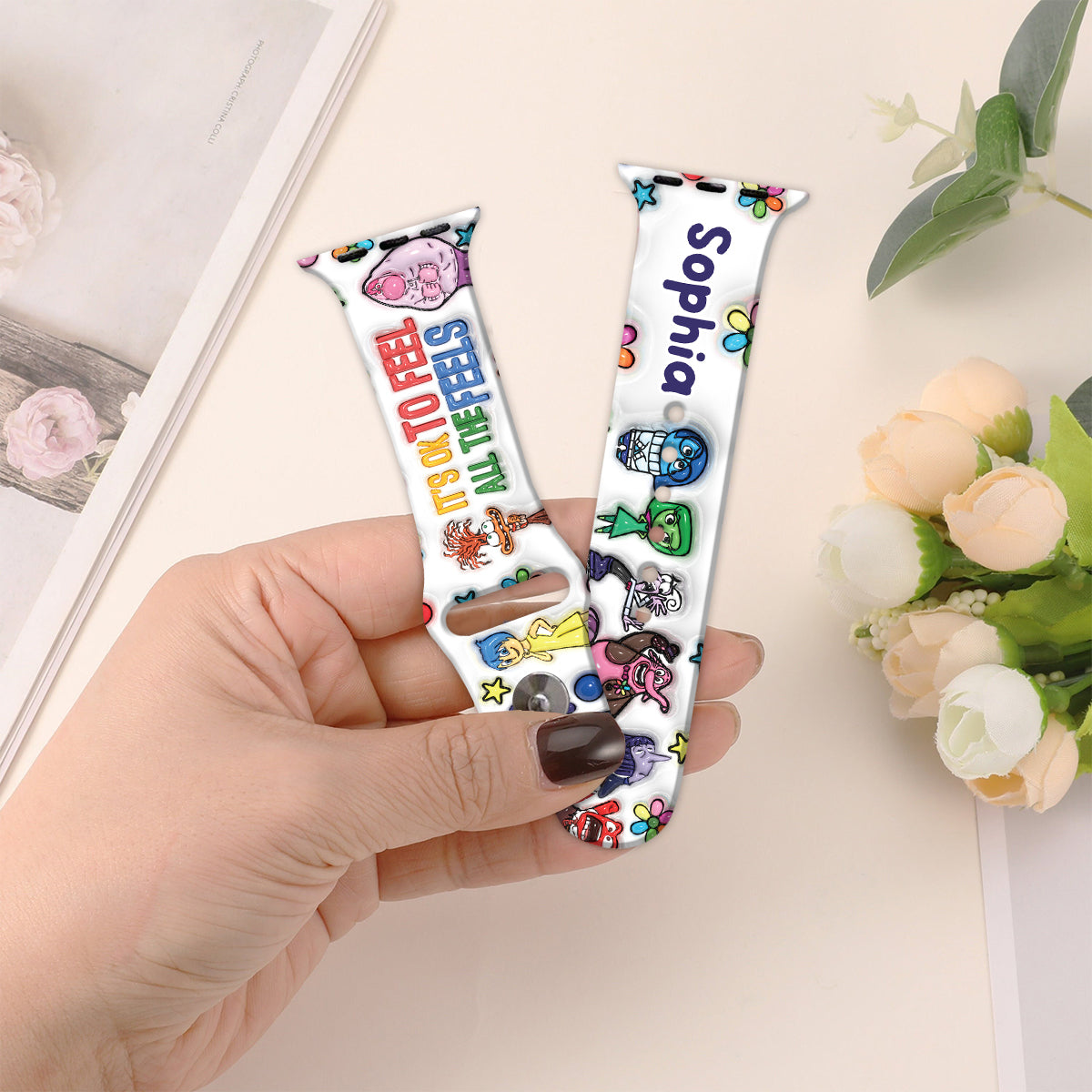 Whatever You Feel Is Valid - Personalized Apple Watch Band