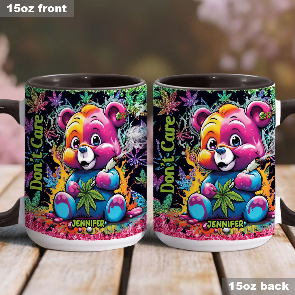 Don't Care Bear - Personalized Weed Accent Mug
