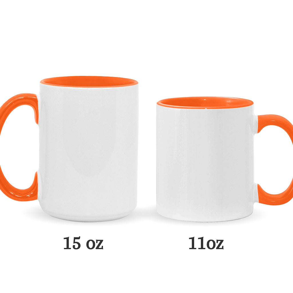 Joy Disgust Anger Sadness Fear Anxiety Envy Ennui Embarrassment - Personalized Accent Mug